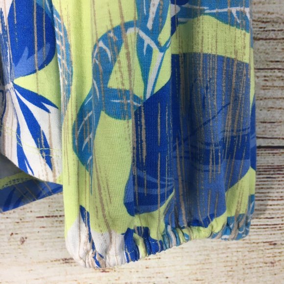 Pappagallo Floral Popover Blouse - Picture 5 of 6